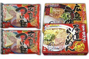 Gift set Hiroshima put noodles and Onomichi Hiroshima ramen